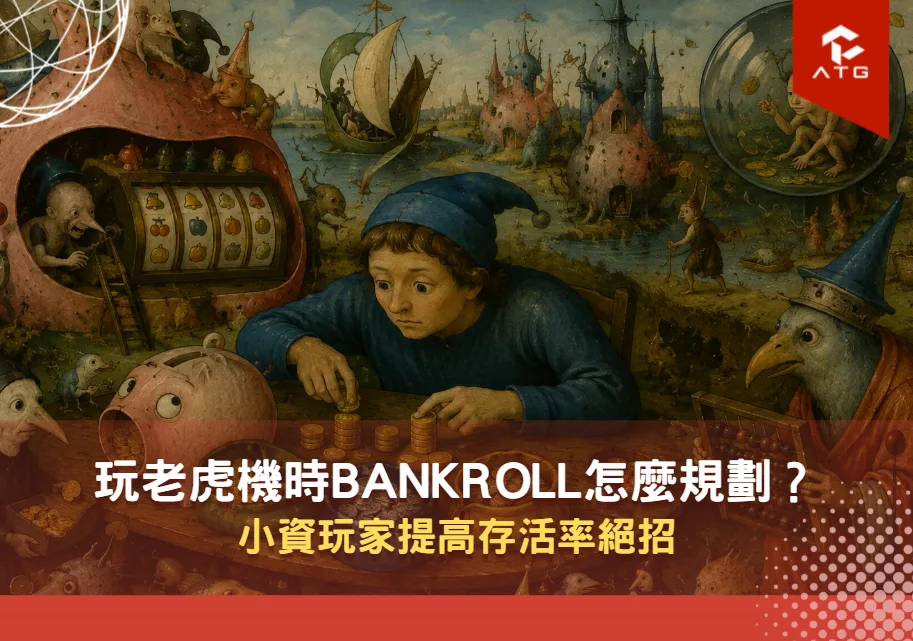 玩老虎機時Bankroll怎麼規劃?小資玩家提高存活率絕招